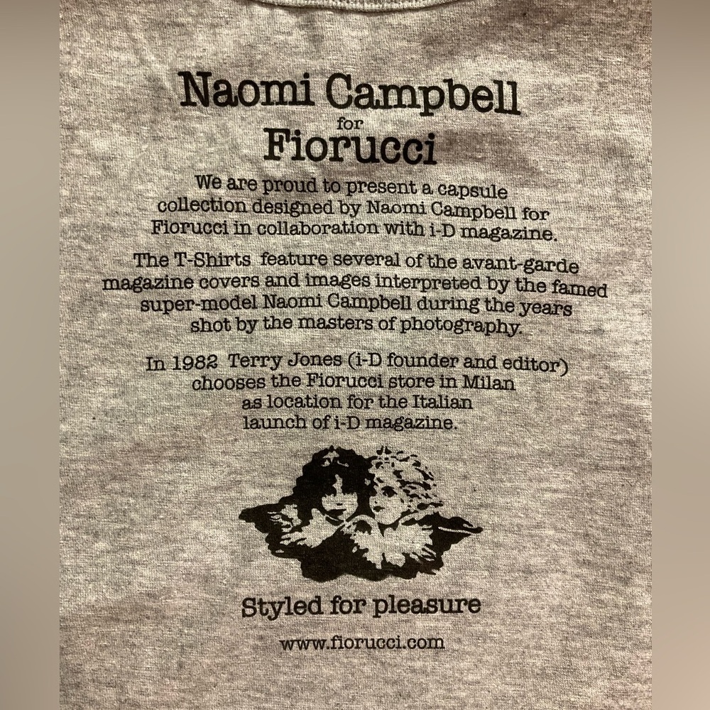 Fiorucci Naomi Cambell Collab Graphic Tee - Picture 7 of 7